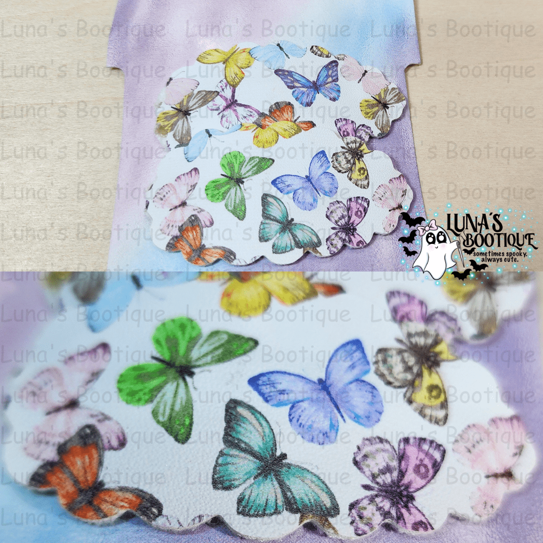 Scalloped Butterfly Hairclip Set