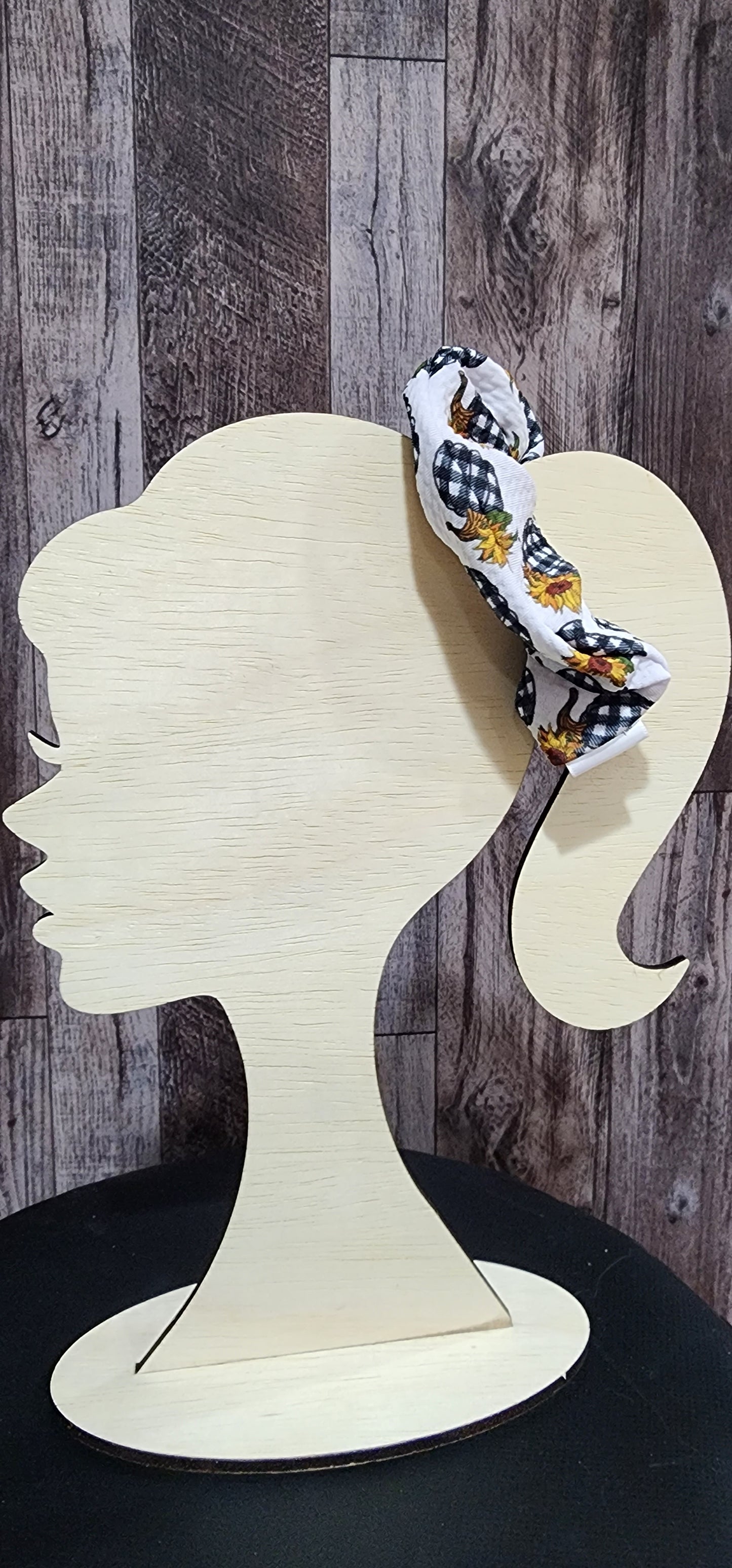 Sunflower Pumpkin Scrunchie
