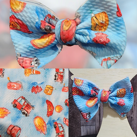 Watercolor Fire Bowtie