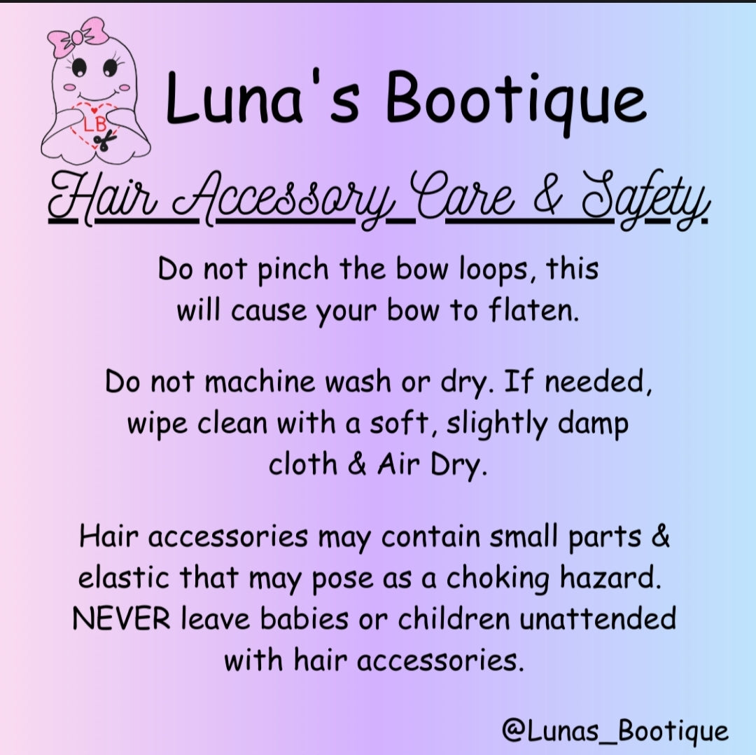 Glow In The Dark Spider Web Bow