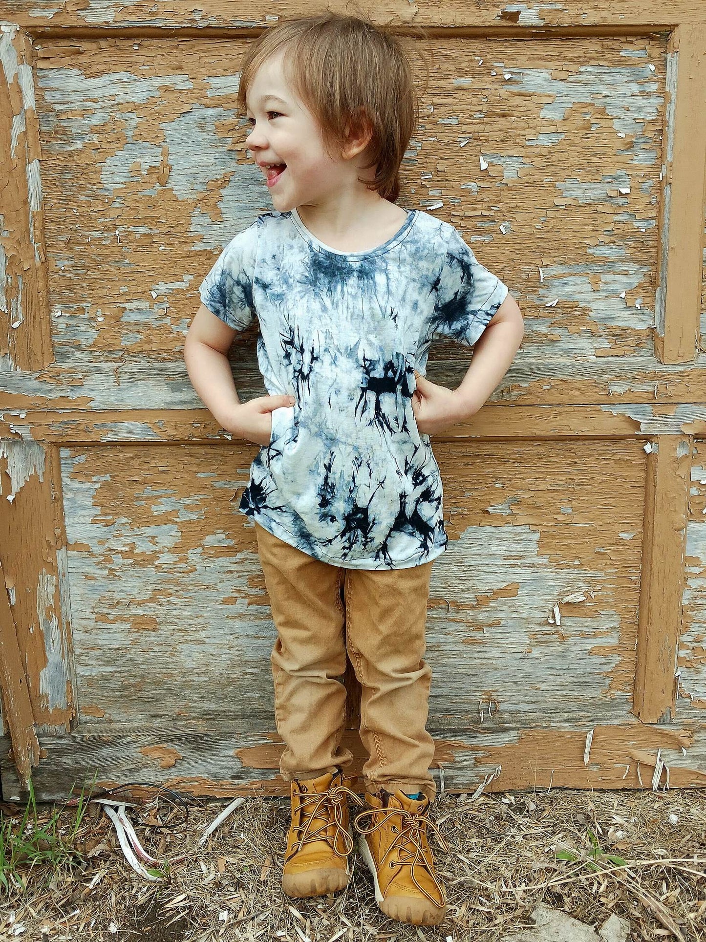 Stormy Nights Tie-Dye Perfect T (2T-5T)