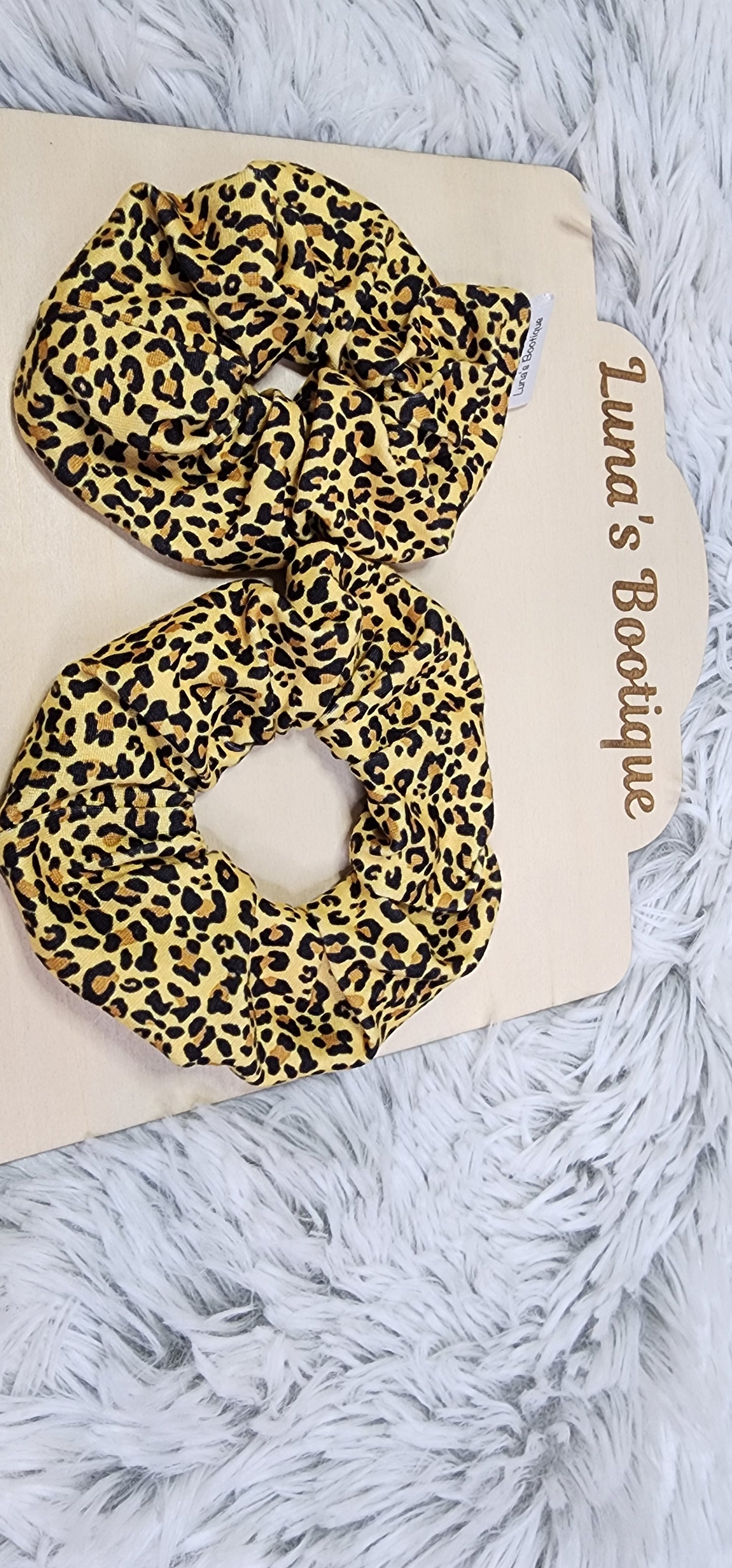 Classic Cheetah Scrunchie