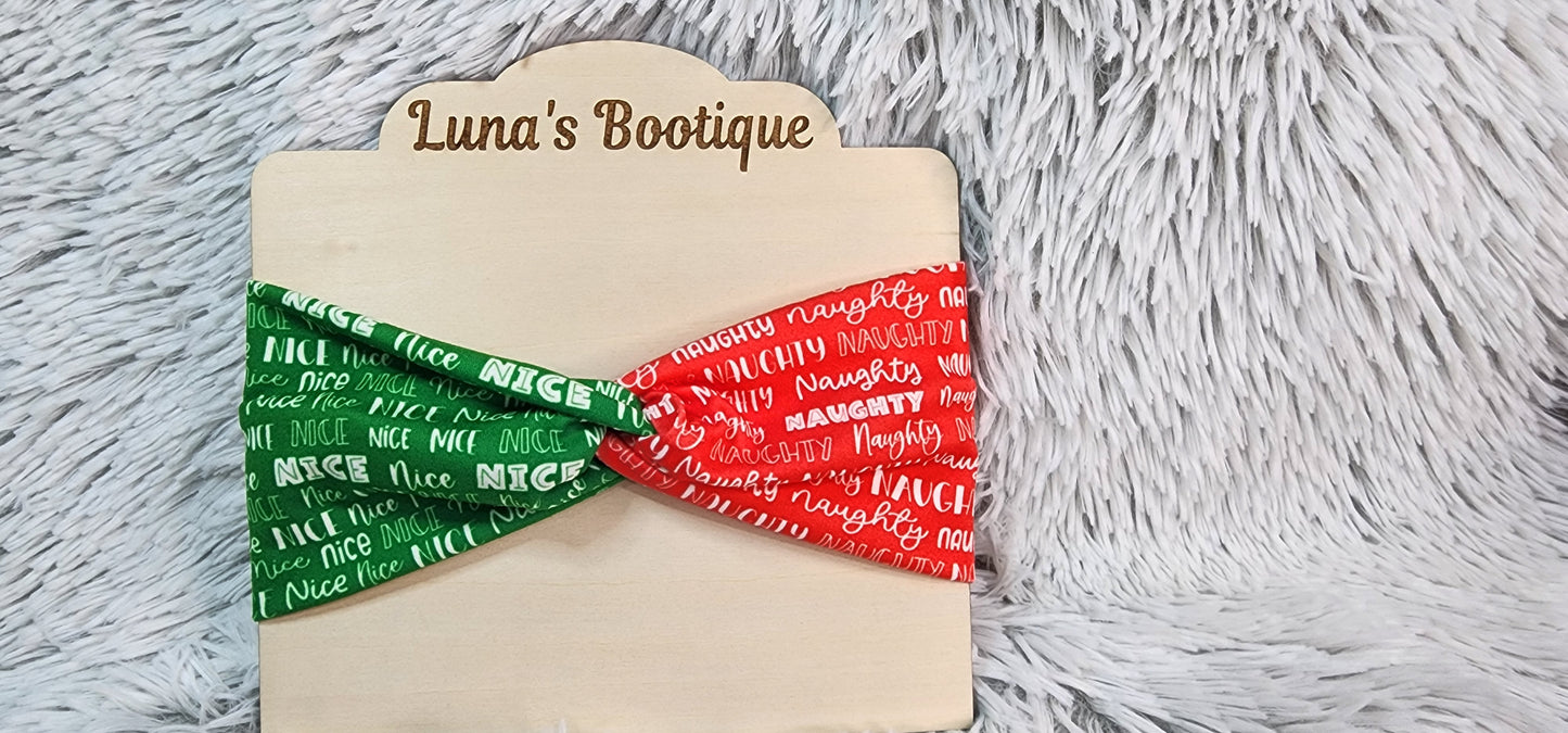 Naughty or Nice: Twist Headband
