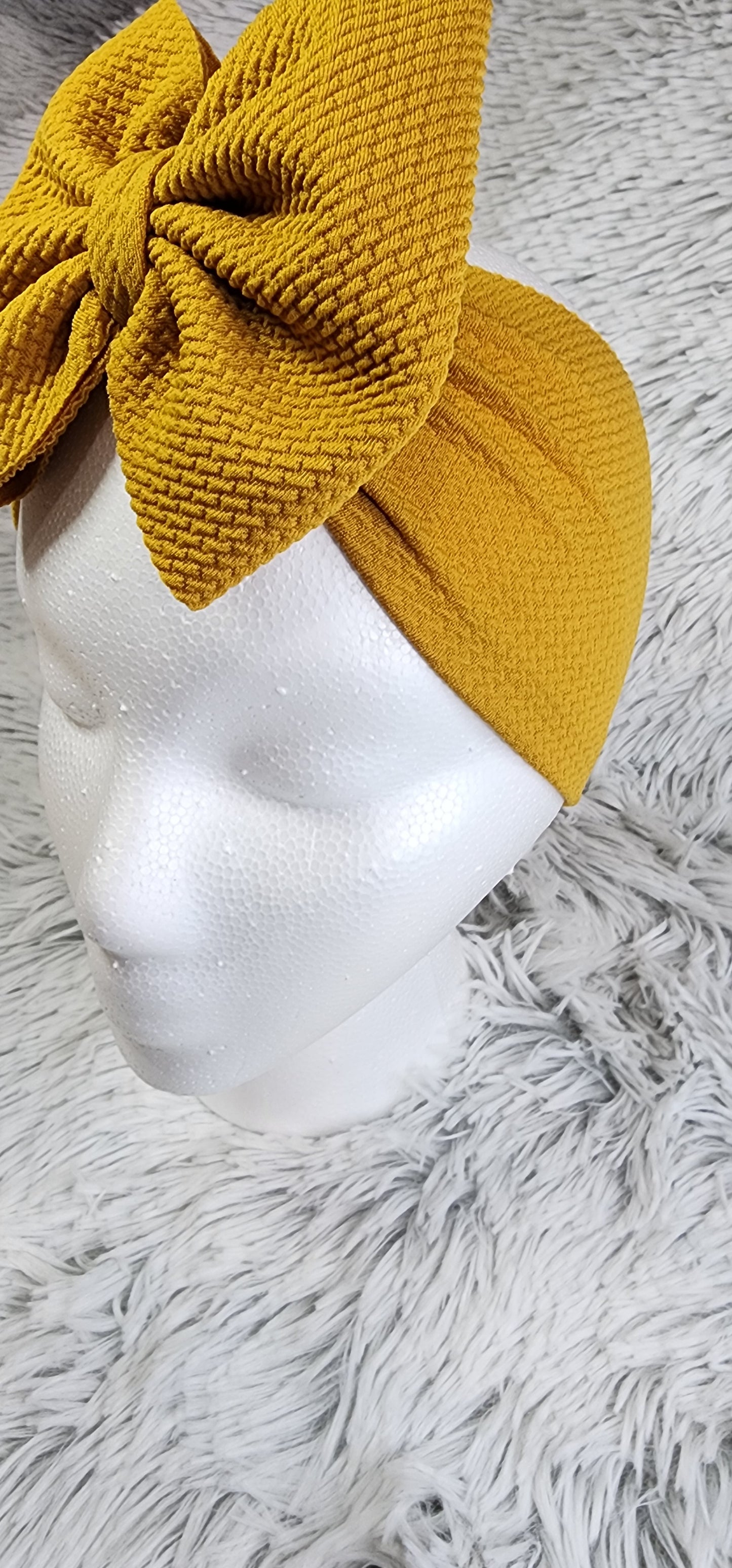Mustard Yellow Bow Wrap