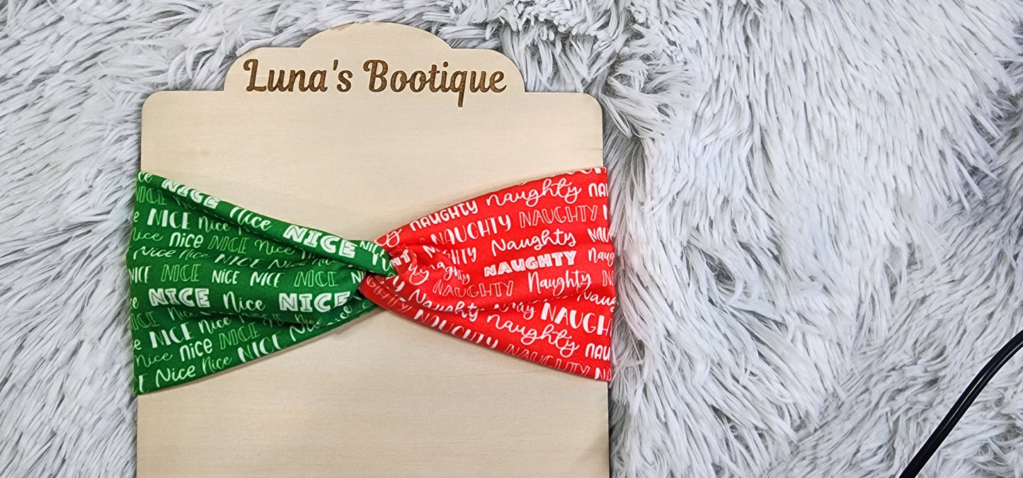 Naughty or Nice: Twist Headband