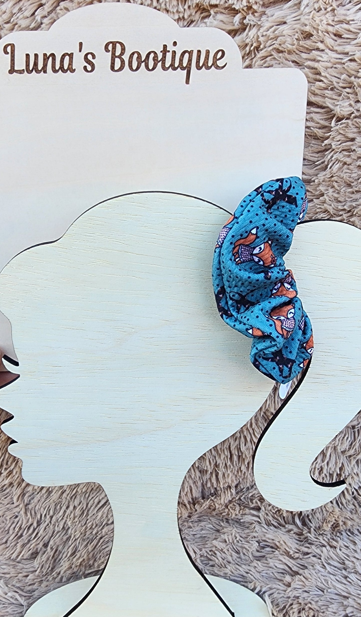 Forest Fox Scrunchie