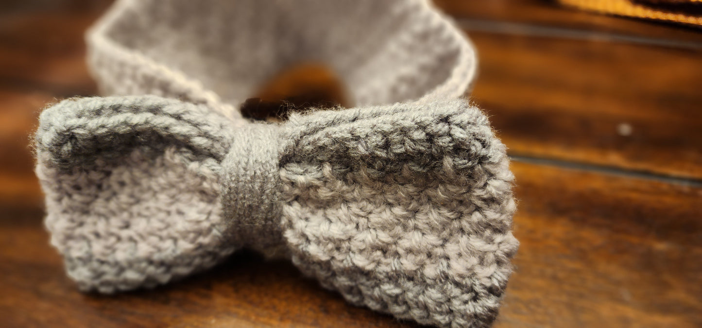 Sweet and Soft Crochet Baby Bow Headband (0-3M)