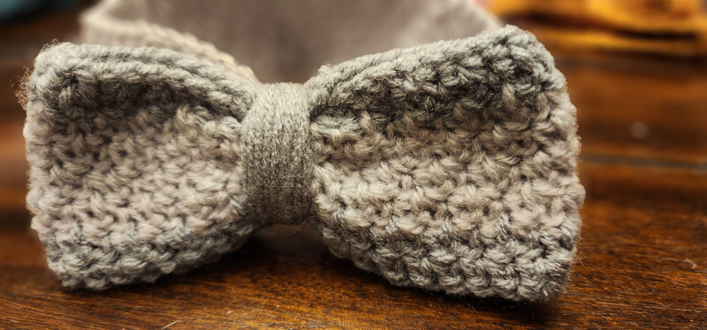 Sweet and Soft Crochet Baby Bow Headband (0-3M)