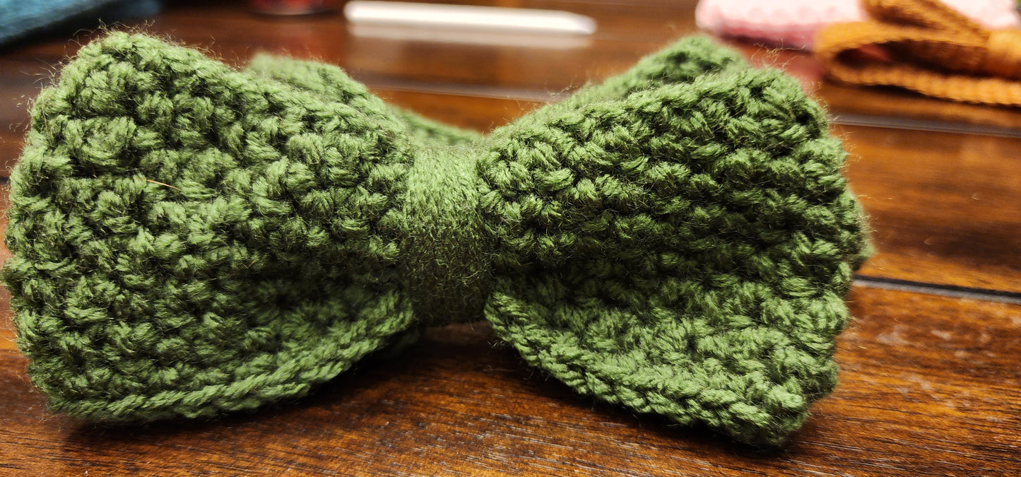 Sweet and Soft Crochet Baby Bow Headband (0-3M)