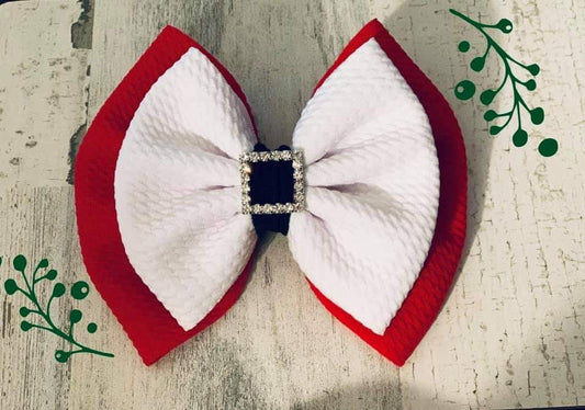 Santa Bling Puff Bow