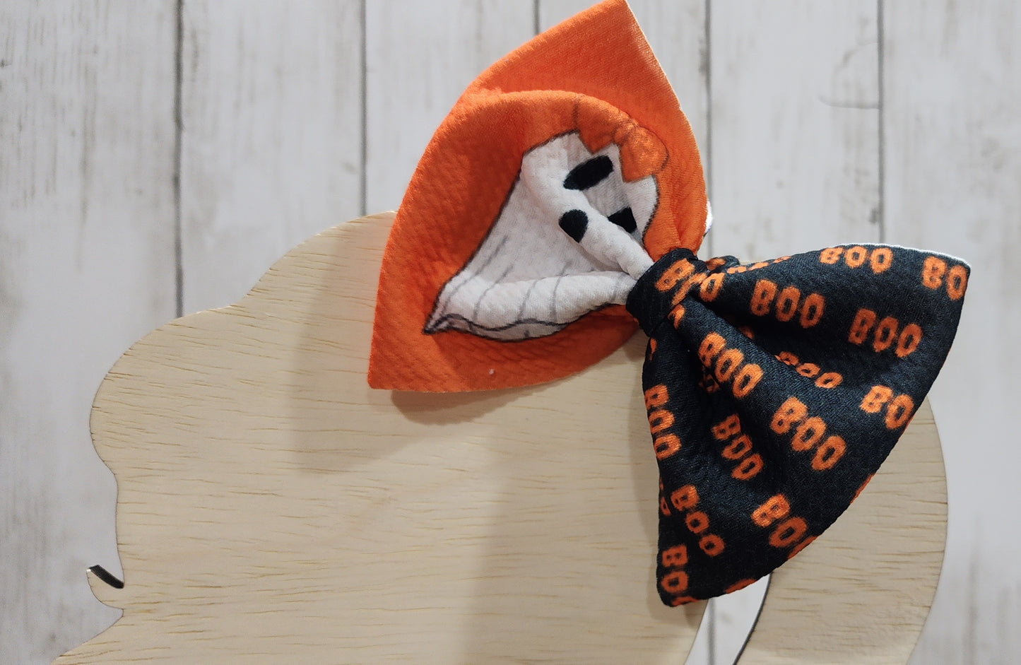 Spooky 2Tone Puff Bows