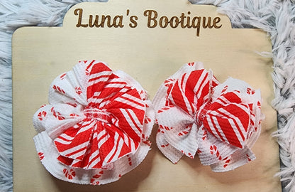 Dainty Candy Cane Shredded Piggies