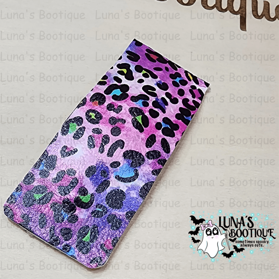 Pastel Cheetah Hair Clip