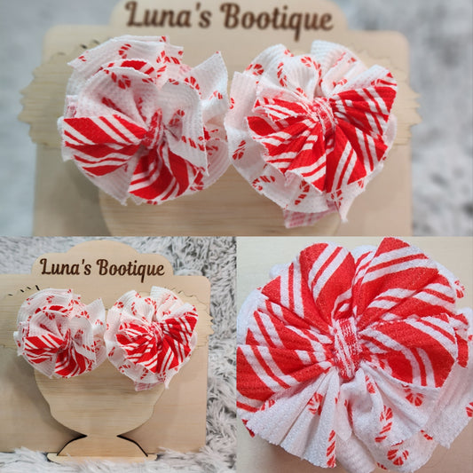 Dainty Candy Cane Shredded Piggies