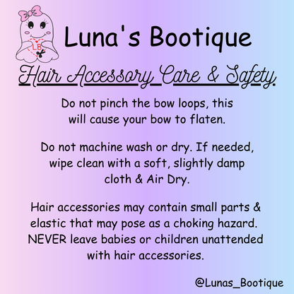 Glitter Bat Sailor Bows