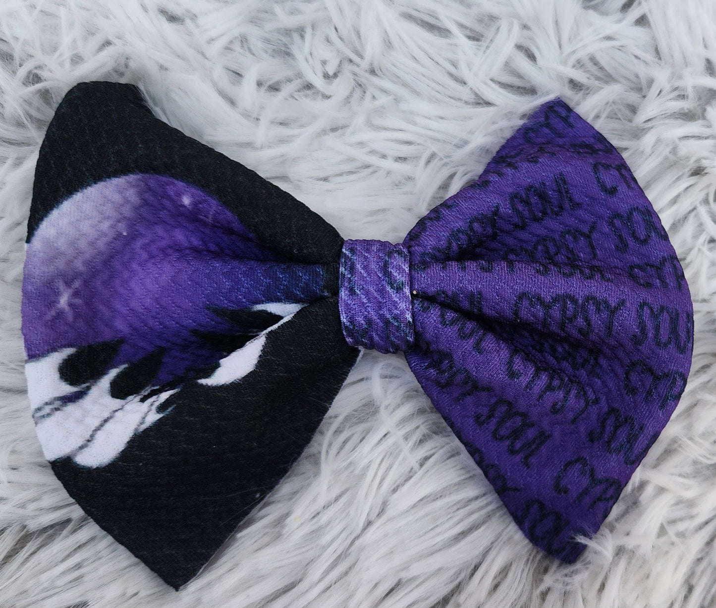 Spooky 2Tone Puff Bows
