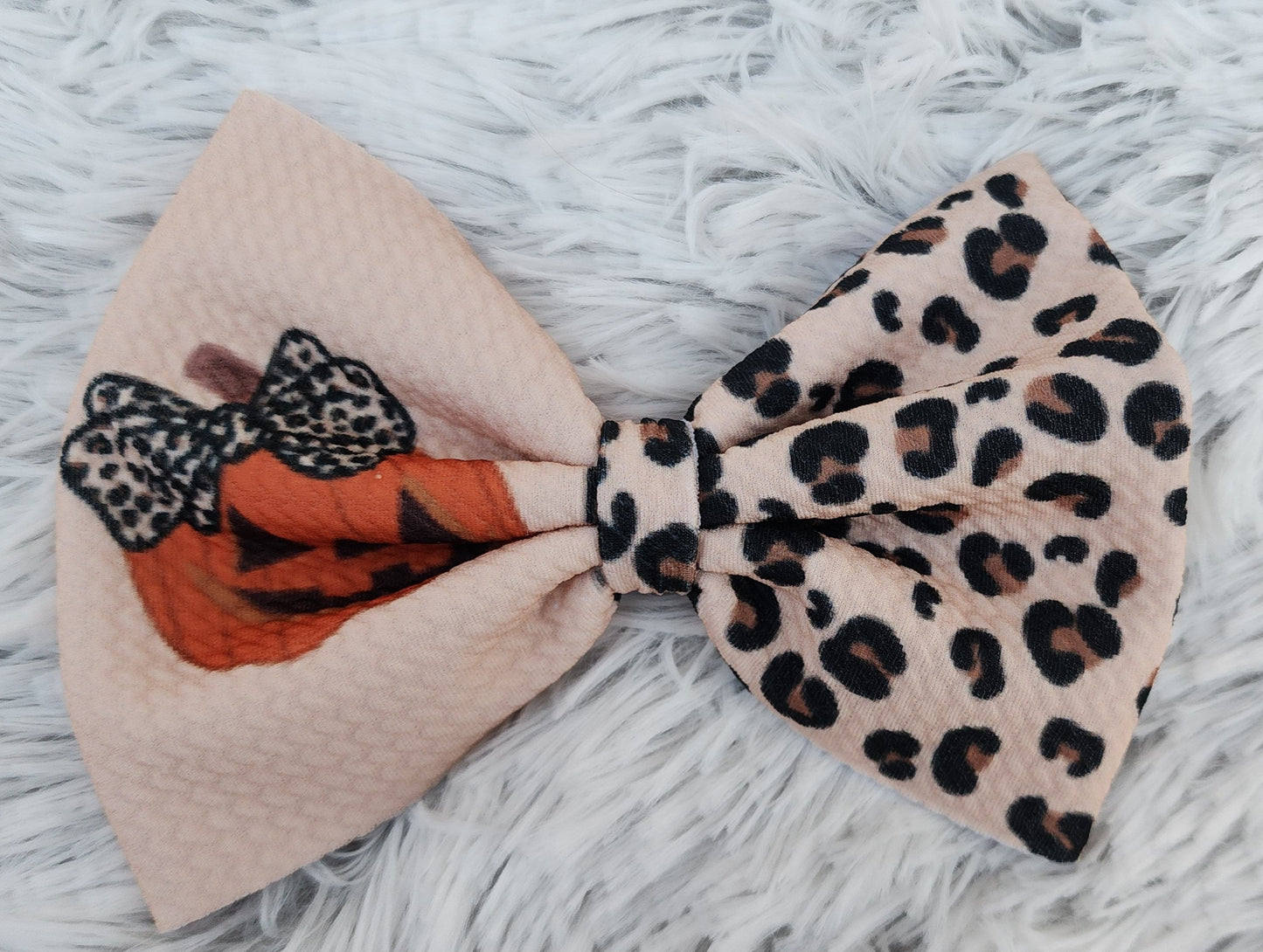 Spooky 2Tone Puff Bows